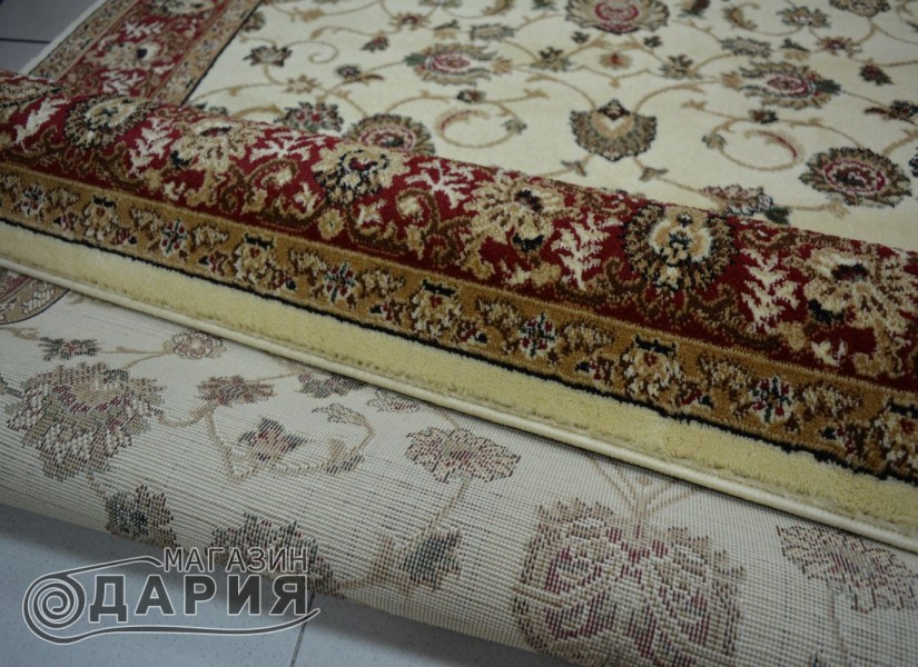 Тъкан персийски килим Blue stones 1807_cream
